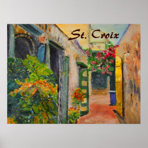 Affiche Allée de St Croix