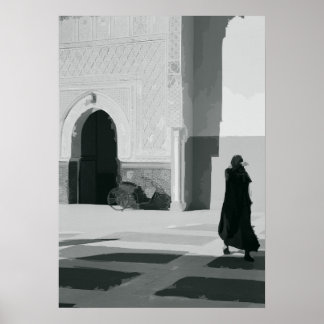 Affiche Allée sombre à Fès