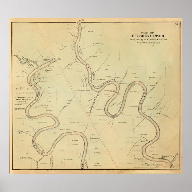 Affiche Allegheny River (Devant)