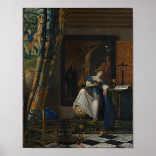 Affiche Allégorie de la foi catholique — Vermeer