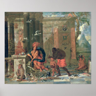 Affiche Allégorie de l'Amérique, 1691