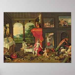 Affiche Allégorie du goût