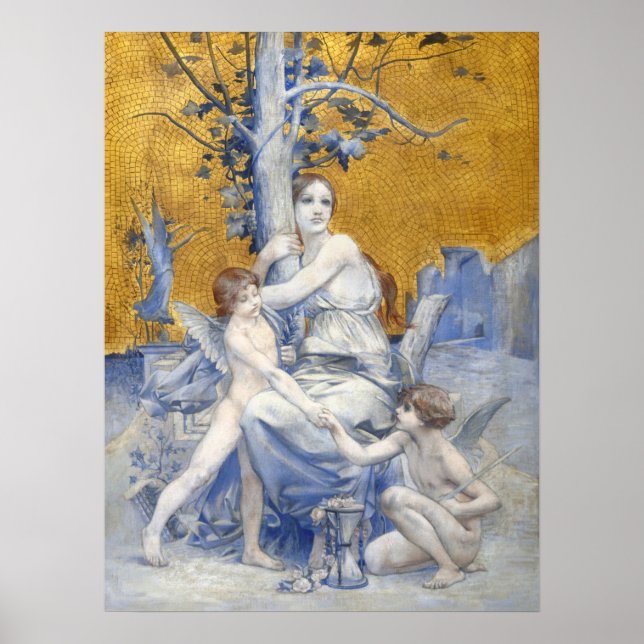 Affiche Allégorie du temps (1896) (Devant)