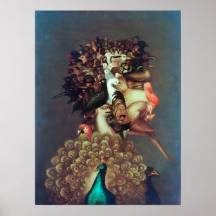 Affiche Allégorie vintage de l'Air par Giuseppe Arcimboldo