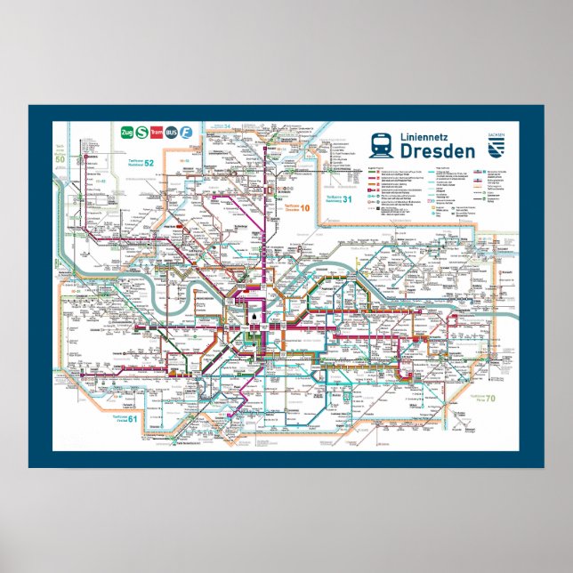 Affiche " Allemagne : 2022/aujourd'hui Dresde - Lininetz . (Devant)