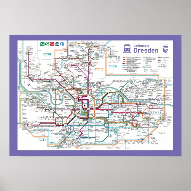 Affiche " Allemagne : 2022/aujourd'hui Dresde - Lininetz . (Devant)