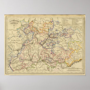 Affiche Allemagne centrale