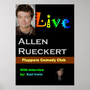 Affiche Allen Rueckert LIVE