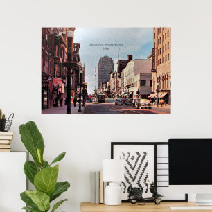 Affiche Allentown, Pennsylvania 1950