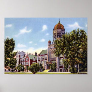 Affiche Allentown Pennsylvania Muhlenberg College