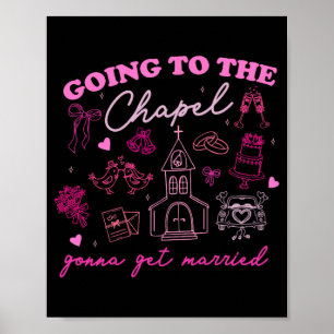 Affiche Aller À La Chapelle Va Devenir Marié Mariage Vibe
