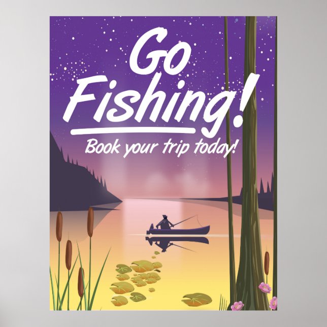 Affiche Aller à la pêche ! (Devant)
