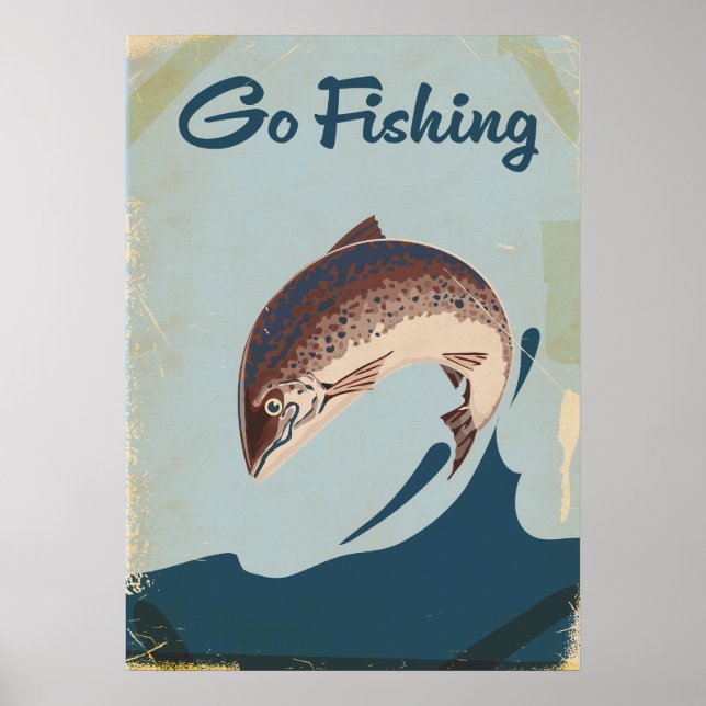Affiche Aller à la pêche (Devant)