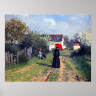 Affiche Aller à l'église Elin Danielson-Gambogi 1888