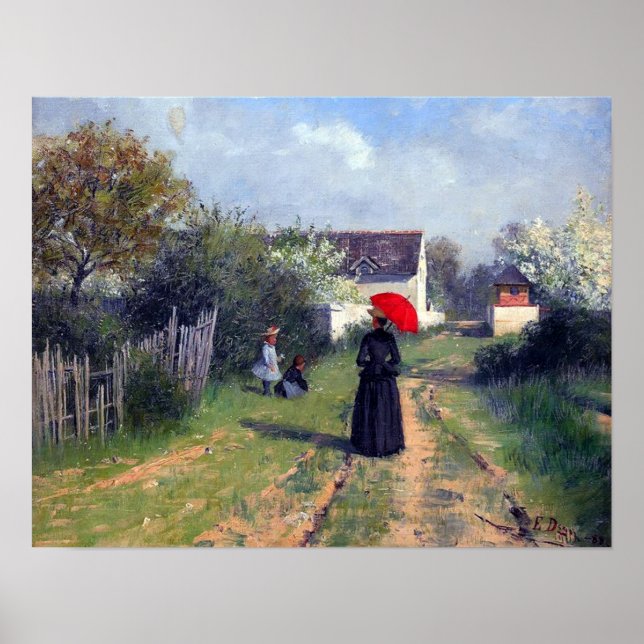 Affiche Aller à l'église Elin Danielson-Gambogi 1888 (Devant)