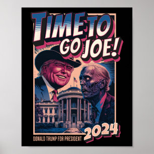 Affiche Aller Joe Funny Pro Trump 2024