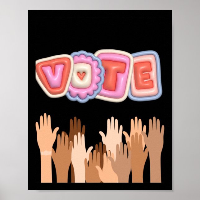 Affiche Aller voter Sticker (Devant)