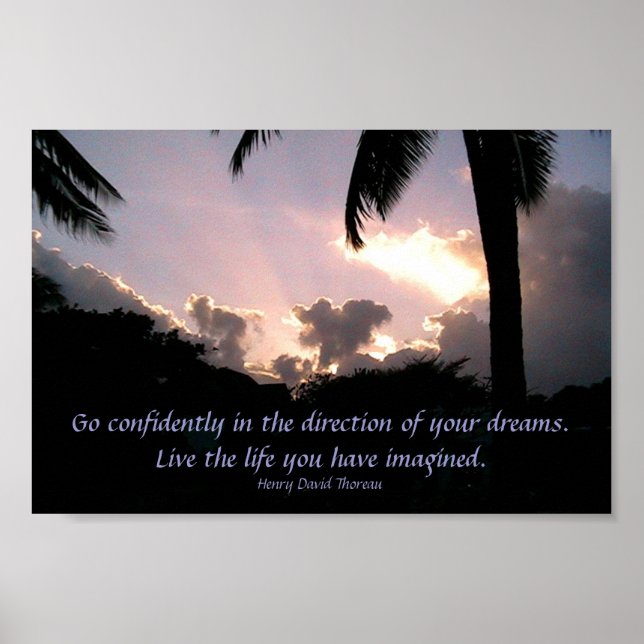 Affiche Allez en toute confiance dans la direction de vos  (Devant)