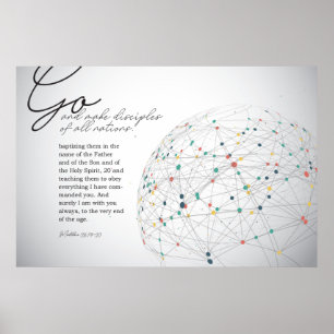 Affiche Allez faire des disciples à toutes les nations