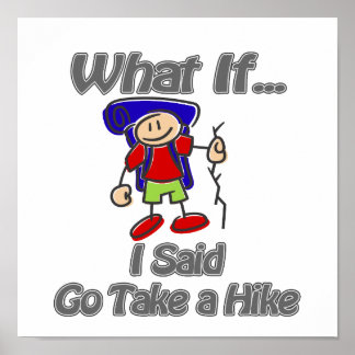 Affiche Allez faire une randonnée