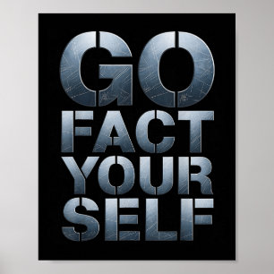 Affiche Allez Faites Vous-Même Drôle de Slogan Science Aci