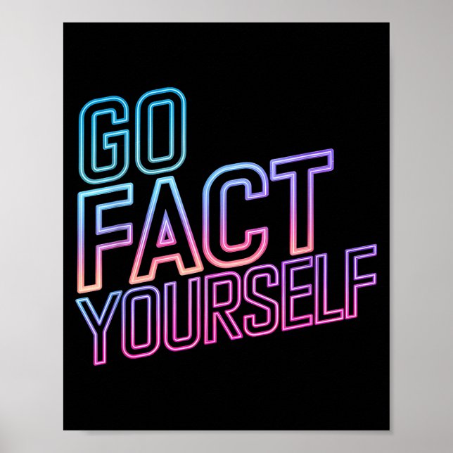 Affiche Allez gentiment vous facturer vous-même slogan cyb (Devant)