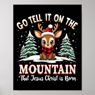 Affiche Allez Le Dire Sur La Montagne Que Jésus-Christ Est