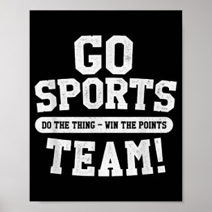 Affiche Allez l'équipe sportive ! Sports amusants