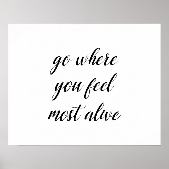 Affiche Allez où vous vous sentez le plus vivant (Devant)