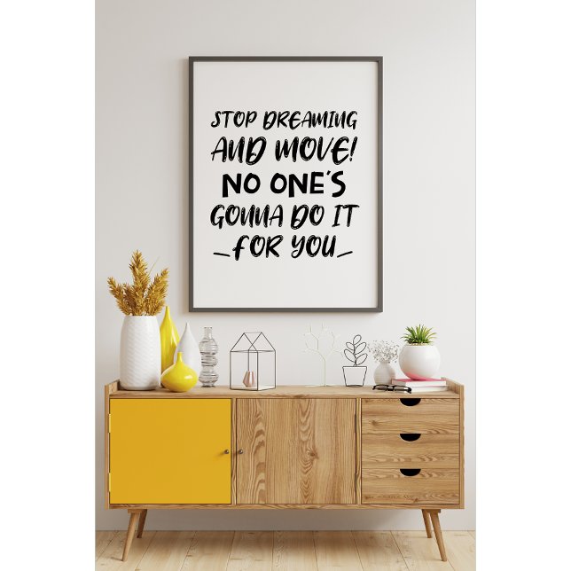 Affiche Allez-y ! Devis motivationnel (Créateur téléchargé)