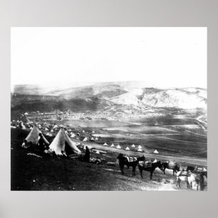 Affiche Allied Encampment, Crimea, c.1855