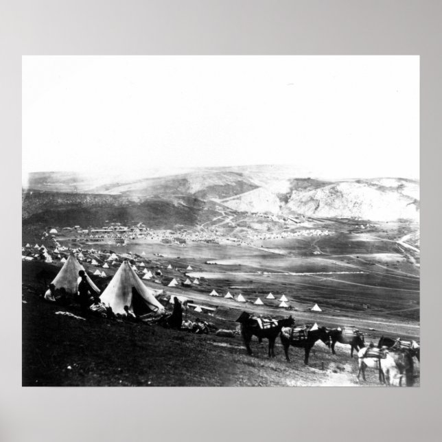 Affiche Allied Encampment, Crimea, c.1855 (Devant)