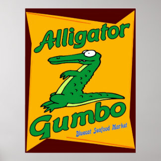 Affiche Alligator Gumbo