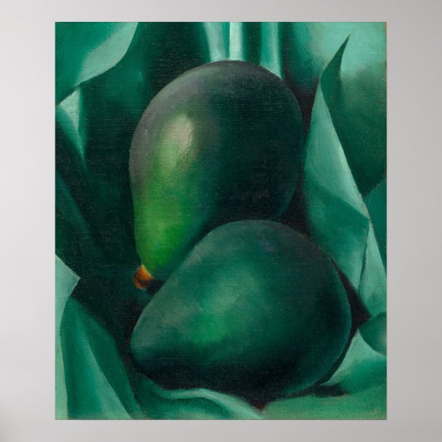 Affiche Alligator Pears vers 1923 par Georgia O'Keeffe (Devant)