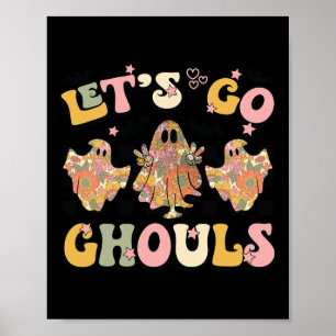 Affiche Allons Gouls Halloween Ghost Costume Ret