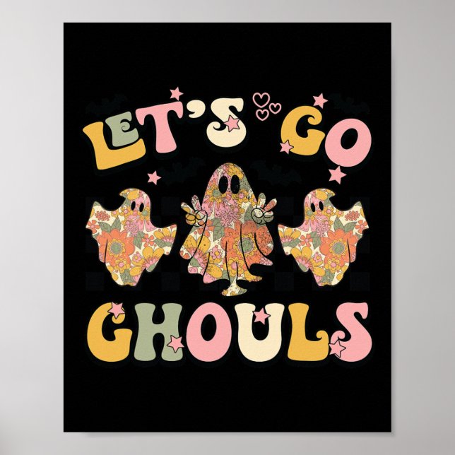Affiche Allons Gouls Halloween Ghost Costume Ret (Devant)