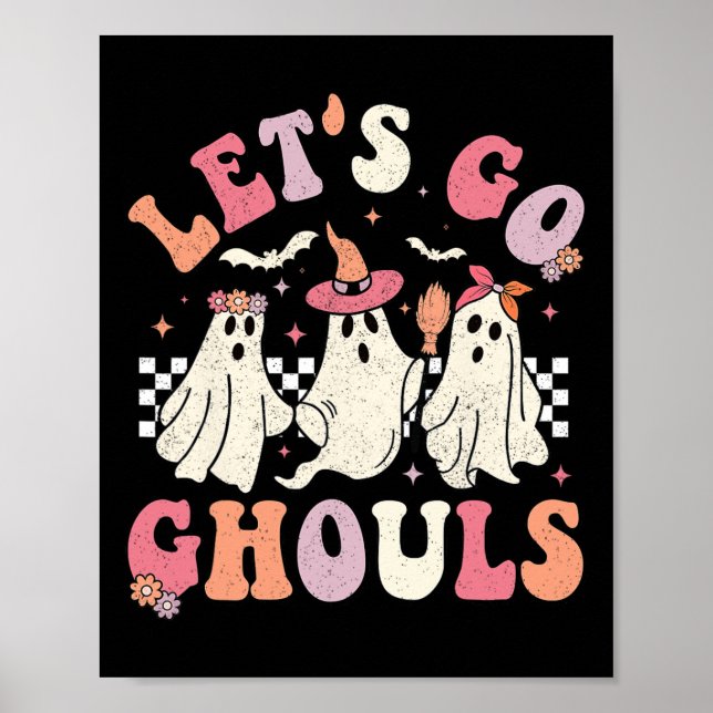 Affiche Allons Gouls Halloween Ghost Costume Ret (Devant)