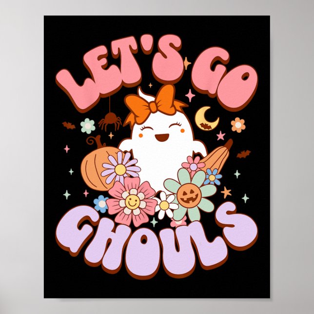 Affiche Allons Gouls Halloween Ghost Costume Ret (Devant)