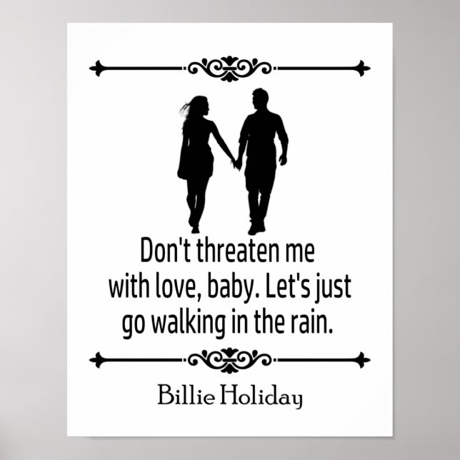 Affiche Allons marcher sous la pluie (Devant)