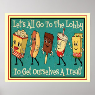 Affiche " Allons tous au lobby..." 16 x 20 Imprimer