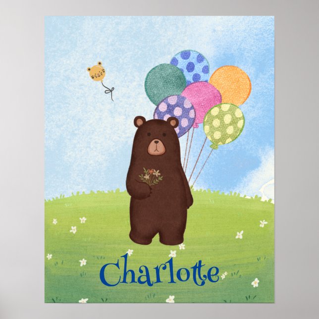 Affiche Allons voir l'ours de la fête (Devant)