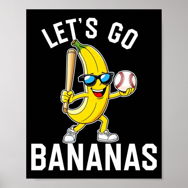 Affiche Allons-y banane manche longue  (Devant)