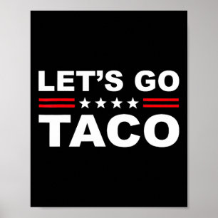 Affiche Allons-y Taco Drôle Allons-y Taco 1