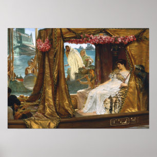 Affiche Alma-Tadema - Antoine Cléopâtre