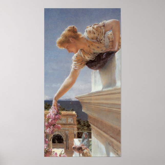 Affiche Alma-Tadema - Bonne chance (Devant)