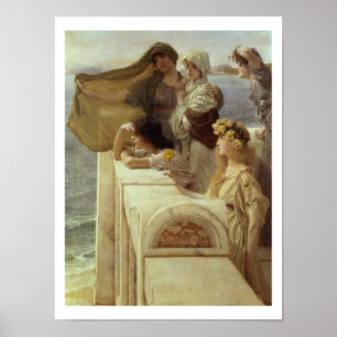 Affiche Alma-Tadema chez Cradle de l'Aphrodite, 1908