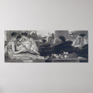 Affiche Alma-Tadema - La Sieste 1881