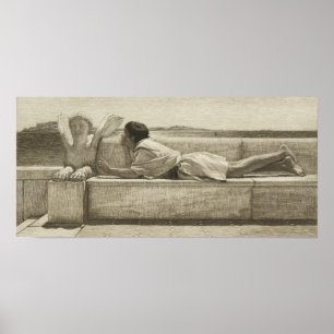 Affiche Alma-Tadema - Le Conseiller Silencieux 1878