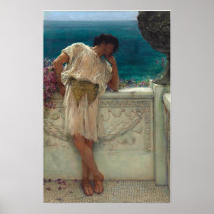 Affiche Alma-Tadema - Le Poète Gallus en Rêve