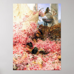 Affiche Alma-Tadema - Les roses de l'héliogabale